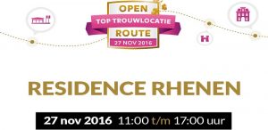 Open top trouwlocatie route