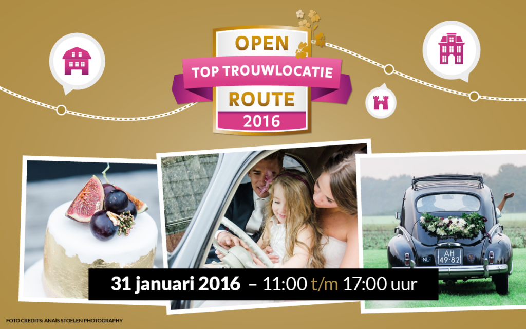 Open trouwlocatie route