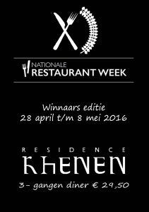 restaurantweek winnaars