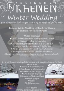 winter wedding arrangement